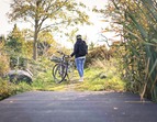 Unterwegs auf dem Mentalpfad mit dem Fahrrad